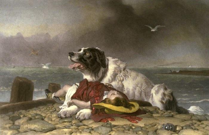 Landseer, Edwin Henry Saved Germany oil painting art
